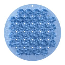 image-30cm Body Exfoliating Massage Brush Bathroom Non-slip Shower Mat Back Massage Brush Silicone Foot Wash Body Cleaning Bath Tools