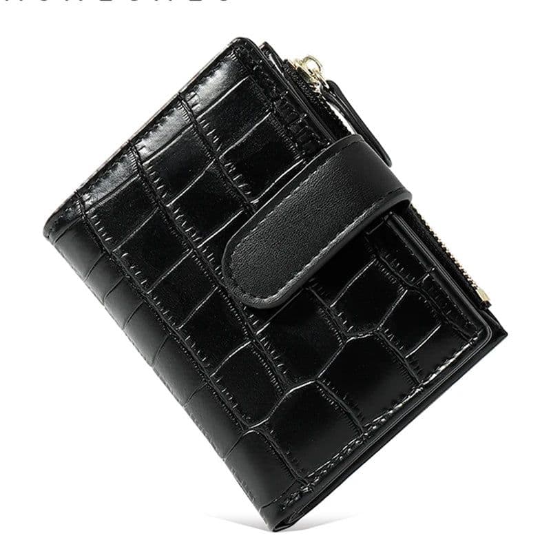 image-Fashion Stone Pattern Small Wallets PU Leather Coin Pures Ladies Popular Card Holder Mini New Design Standard Purses for Women
