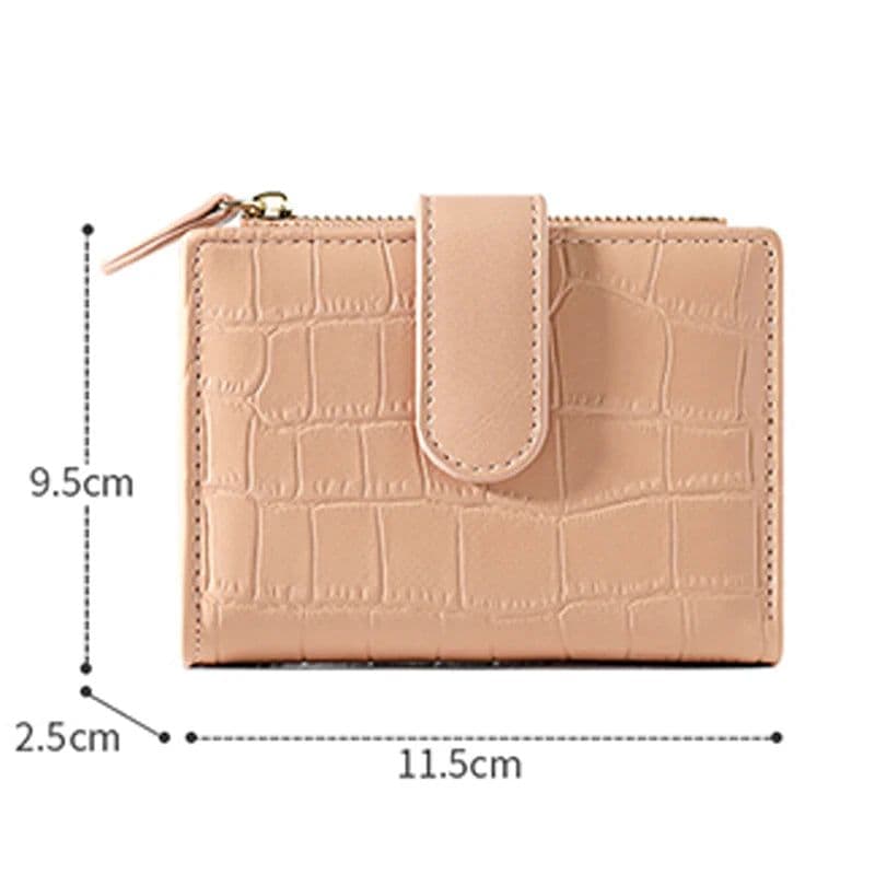 image-Fashion Stone Pattern Small Wallets PU Leather Coin Pures Ladies Popular Card Holder Mini New Design Standard Purses for Women