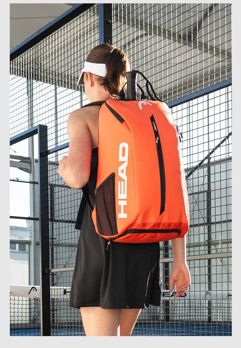 image-Genuine HEAD Tennis Bag Tour Team Tennis Racket Backpack Male Multifunctional Sports Bag Female Tenis Padel Racket Bag Badminton
