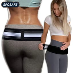 image-Waist Sacroiliac Hip Belt Si Joint Support Belt Hip Brace for Alleviates Sciatic, Pelvic, Lowe Back, Lumbar, Sacral Nerve Pain