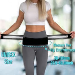 image-Waist Sacroiliac Hip Belt Si Joint Support Belt Hip Brace for Alleviates Sciatic, Pelvic, Lowe Back, Lumbar, Sacral Nerve Pain