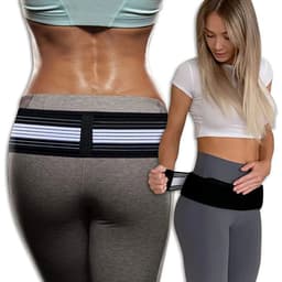 image-Waist Sacroiliac Hip Belt Si Joint Support Belt Hip Brace for Alleviates Sciatic, Pelvic, Lowe Back, Lumbar, Sacral Nerve Pain