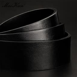 image-Maikun Men's Vintage Casual Belt Black Pin Buckle Student Versatile Leather Wide Belt