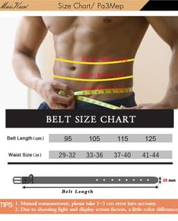 image-Maikun Men's Vintage Casual Belt Black Pin Buckle Student Versatile Leather Wide Belt