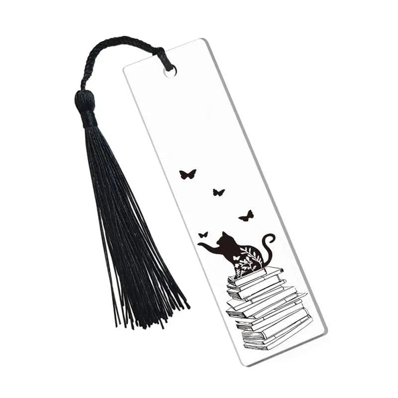 image-Dog Inspirational Acrylic Bookmark Book Page Holder Creative Bookmark Book Clip Inspirational Page Marker Thank Teacher Gift