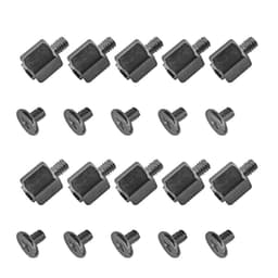 image-10 Set Hand Mounting Kits Stand Off Screw Hex Nut for A-SUS M.2 SSD Motherboard Silver Black