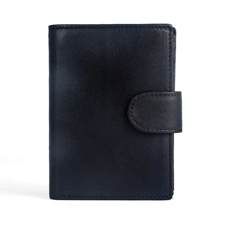 image-2022 New Leather Men Wallets Genuine Cow Leather 14 Card Holders Short Men Purse High Quality Male Wallet Can be Used Forever