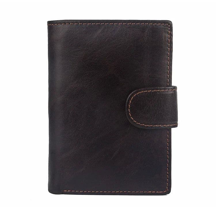 image-2022 New Leather Men Wallets Genuine Cow Leather 14 Card Holders Short Men Purse High Quality Male Wallet Can be Used Forever