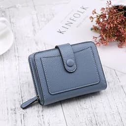 image-Women Wallets 2024 New Luxury Brand Red Black Small Mini Coin Purse Hasp Card Holder Lady Wallet Zipper Female Leather Buckle