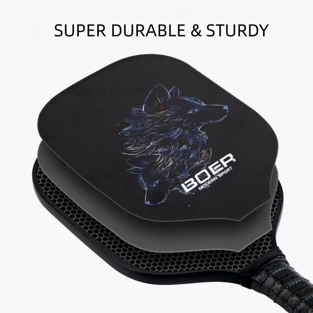 image-1PC Fiberglass Surface Pickleball Paddle USAPA Approved Lightweight Pickleball Racket Polypropylene Honeycomb Core Padel Rackets