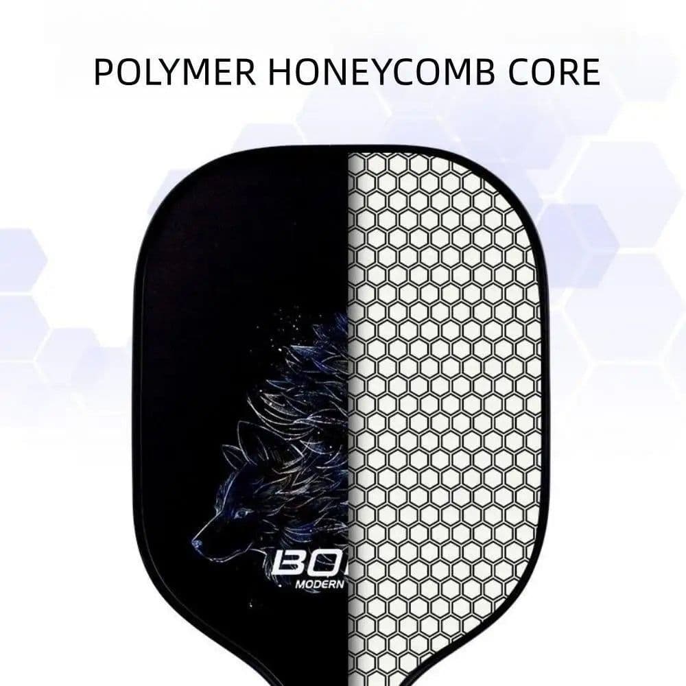 image-1PC Fiberglass Surface Pickleball Paddle USAPA Approved Lightweight Pickleball Racket Polypropylene Honeycomb Core Padel Rackets