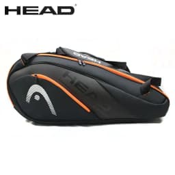 image-HEAD Tennis Racket Bag Sports Bag Large Capacity 6-9 Racquets Men Women Badminton Bag Tennis Racket Backpack Tenis Squash Padel
