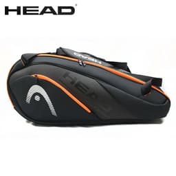 image-HEAD Tennis Racket Bag Sports Bag Large Capacity 6-9 Racquets Men Women Badminton Bag Tennis Racket Backpack Tenis Squash Padel