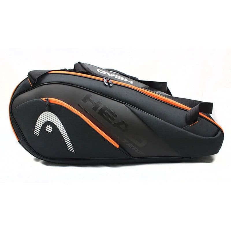 image-HEAD Tennis Racket Bag Sports Bag Large Capacity 6-9 Racquets Men Women Badminton Bag Tennis Racket Backpack Tenis Squash Padel