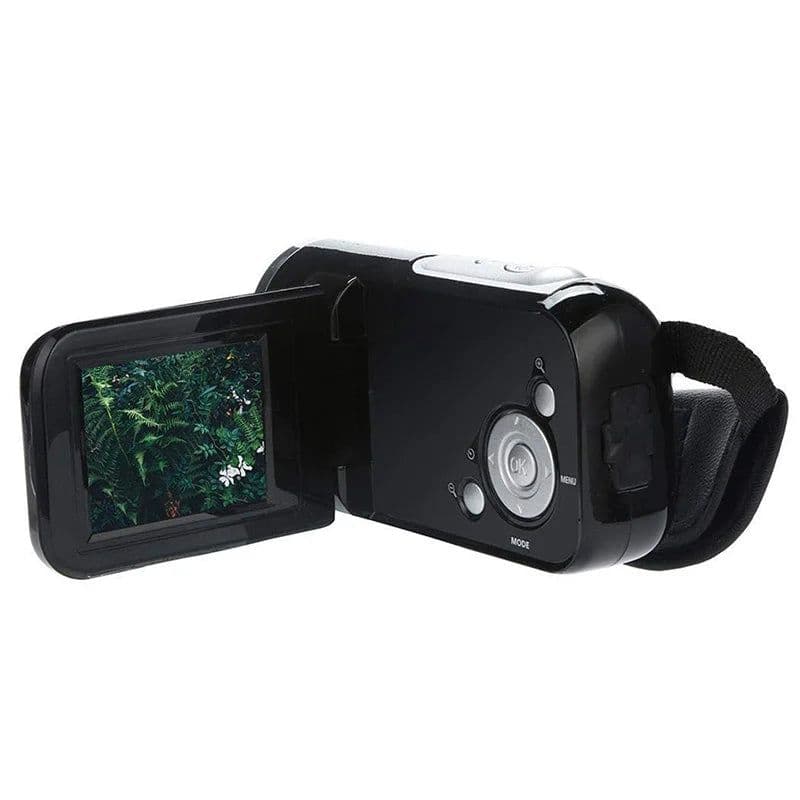 image-Black Portable HD 720P Digital Video Camera 16x Digital Zoom Mini DV Camera Camcorders Recorder Home Outdoor Traveling Use