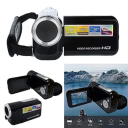 image-Black Portable HD 720P Digital Video Camera 16x Digital Zoom Mini DV Camera Camcorders Recorder Home Outdoor Traveling Use