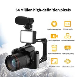 image-D5 Digital Camera Video Camcorder 16X Digital Zoom Professional Camera Infrared Night Vision For Women Men
