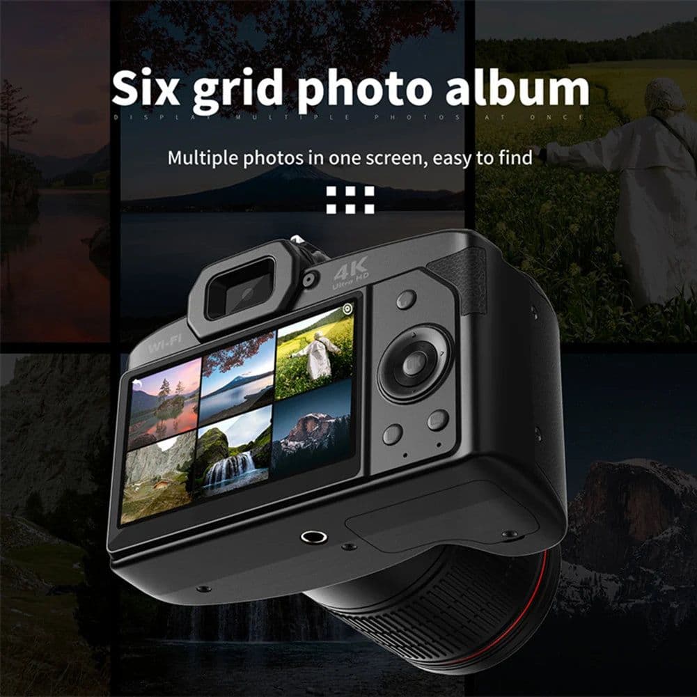 image-D5 Digital Camera Video Camcorder 16X Digital Zoom Professional Camera Infrared Night Vision For Women Men