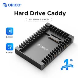 image-ORICO Hard Drive Caddy 2.5 to 3.5 Support SATA 3.0 To USB 3.0 6Gbps Support 7 / 9.5 /12.5mm 2.5 inch SATA HDDs and SSDs (1125SS)