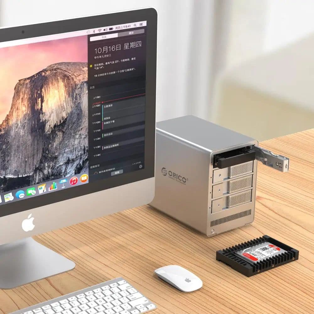 image-ORICO Hard Drive Caddy 2.5 to 3.5 Support SATA 3.0 To USB 3.0 6Gbps Support 7 / 9.5 /12.5mm 2.5 inch SATA HDDs and SSDs (1125SS)
