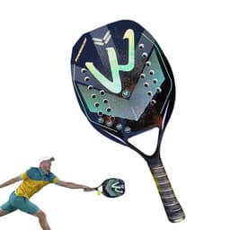 image-Padel Racquet Carbon Fiber Adult Tennis Beach Ball Racket Lightweight Paddle Tennis Racket Foam Padel Racket With Carry Bag