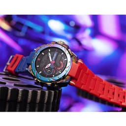 image-Quartz Watch For Men SMAEL Wristwatches Watcholorful Red Bracelet 50M Waterproof Alarm Clock Analog Digitals 8060 Sport Watches