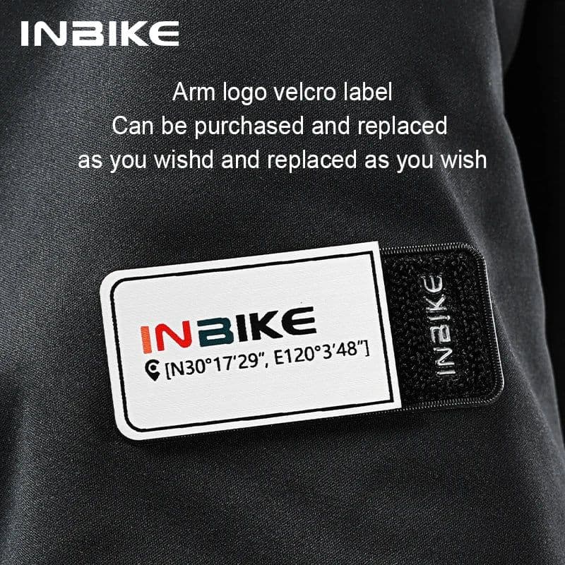 image-INBIKE Men's Winter Cycling Bike Jackets Windproof Softshell Thermal Bicycle Clothing for Men Warm Fleece Road Bike Windbreaker