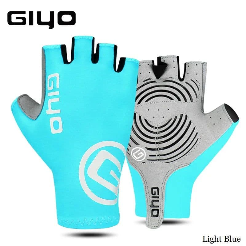 image-Giyo Breaking Wind Cycling Half Finger Gloves Anti-slip Bicycle Mittens Racing Road Bike Glove MTB Biciclet Guantes Ciclismo