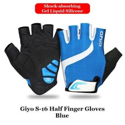 image-Giyo Breaking Wind Cycling Half Finger Gloves Anti-slip Bicycle Mittens Racing Road Bike Glove MTB Biciclet Guantes Ciclismo