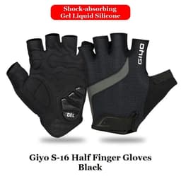 image-Giyo Breaking Wind Cycling Half Finger Gloves Anti-slip Bicycle Mittens Racing Road Bike Glove MTB Biciclet Guantes Ciclismo