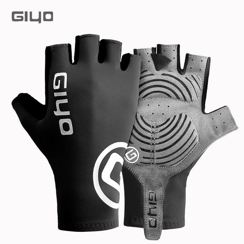 image-Giyo Breaking Wind Cycling Half Finger Gloves Anti-slip Bicycle Mittens Racing Road Bike Glove MTB Biciclet Guantes Ciclismo