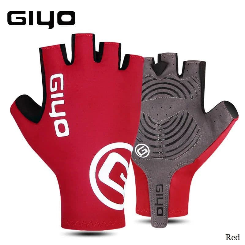 image-Giyo Breaking Wind Cycling Half Finger Gloves Anti-slip Bicycle Mittens Racing Road Bike Glove MTB Biciclet Guantes Ciclismo