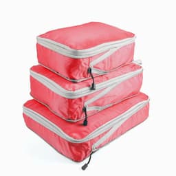 image-Travel Storage Bag Compressible Packing Cubes Foldable Waterproof Travel Suitcase Nylon Portable With Handbag Luggage Organizer