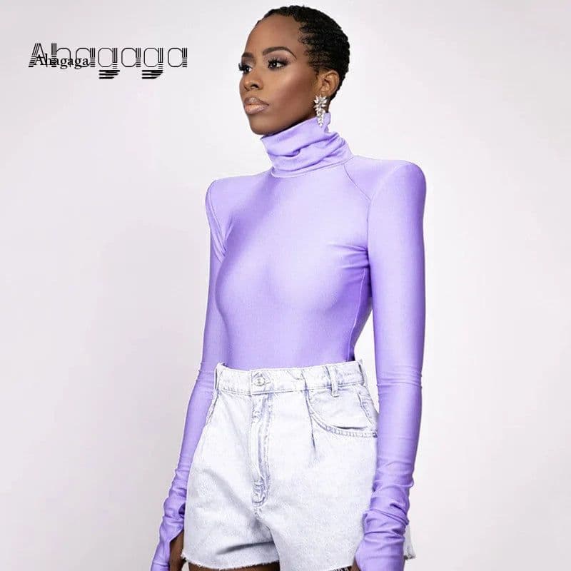 image-AHAgaga Loungewear Long Sleeve Fitness Rompers Women Jumpsuits Sexy Office Lady Fashion Bodysuit One Piece Female Overalls Tops