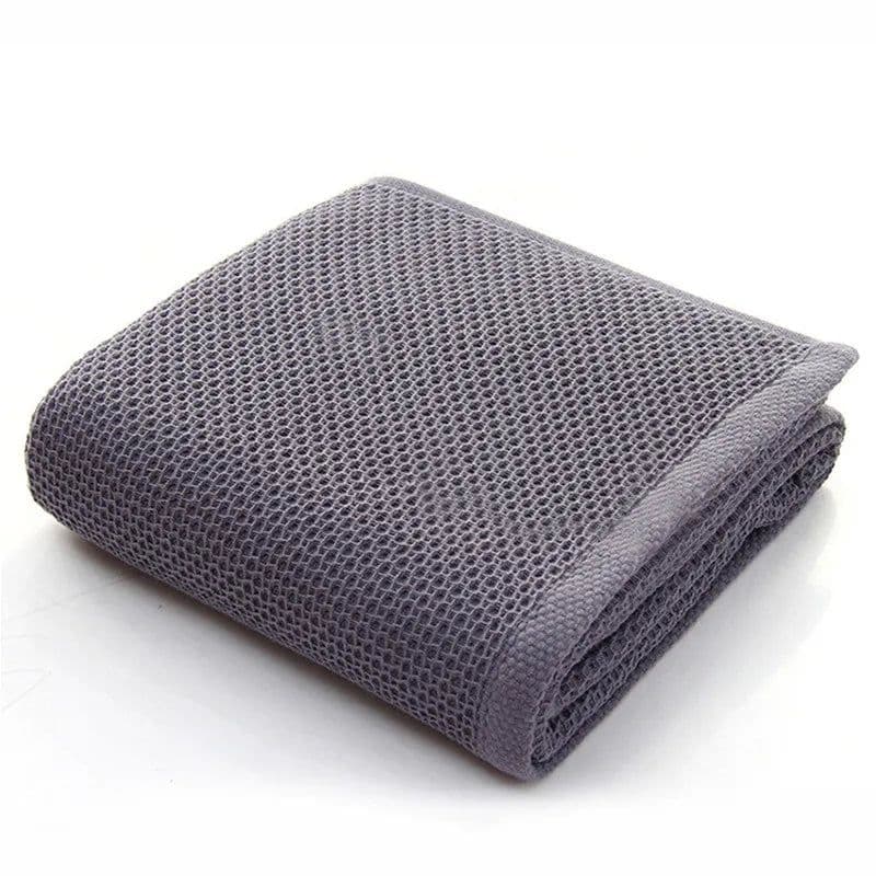 image-70x140cm high qualityWaffle towel Bathroom accessories смsolid color towel absorbent strong Wipe towel after exercise