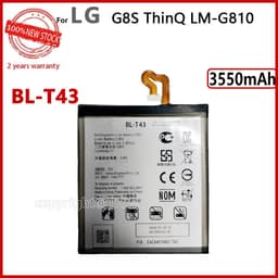 image-100% Original Replacement BL T43 3550mAh BL-T43 New Battery For LG G8S ThinQ LM-G810 Phone Batteries With Tools+Tracking number