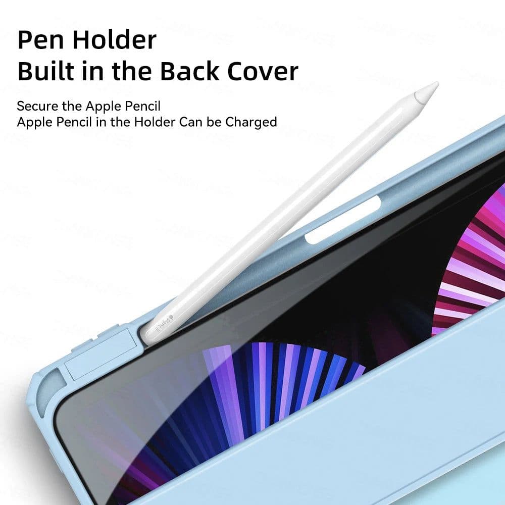 image-For iPad Air 5/4 10.9 Case 2021 Pro 11 Mini 6 8.3in 2019 10.2 7/8/9th Generation Case 2018 9.7 5/6th 2022 10th Cover