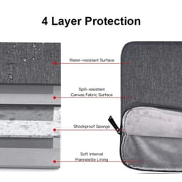 image-Waterproof Laptop Bag Sleeve Tablet Cover 11 12 13 14 15 15.6 Inch For MacBook Air Pro Xiaomi Dell Acer Notebook Computer Case