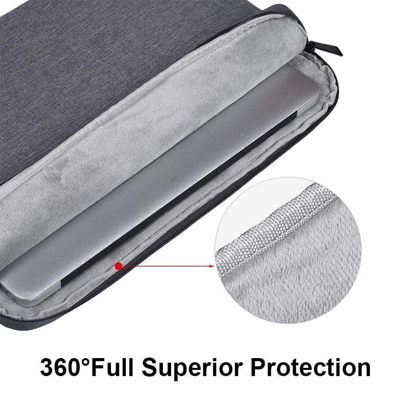 image-Waterproof Laptop Bag Sleeve Tablet Cover 11 12 13 14 15 15.6 Inch For MacBook Air Pro Xiaomi Dell Acer Notebook Computer Case