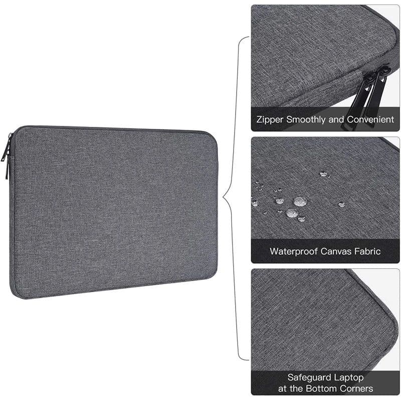 image-Waterproof Laptop Bag Sleeve Tablet Cover 11 12 13 14 15 15.6 Inch For MacBook Air Pro Xiaomi Dell Acer Notebook Computer Case