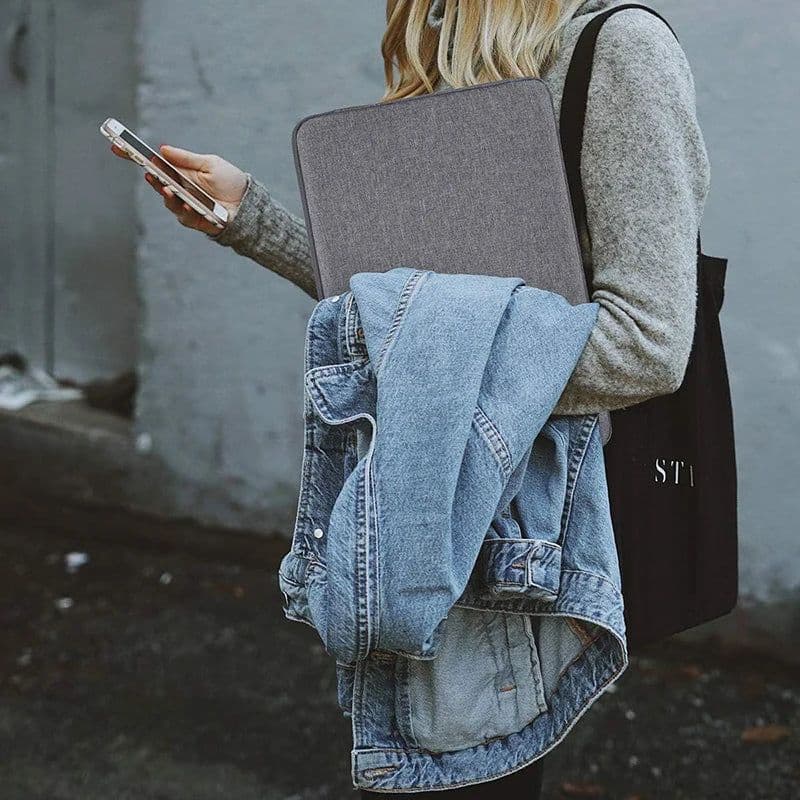 image-Waterproof Laptop Bag Sleeve Tablet Cover 11 12 13 14 15 15.6 Inch For MacBook Air Pro Xiaomi Dell Acer Notebook Computer Case