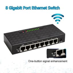 image-8 Port 1000Mbps Gigabit Network Switch Ethernet Smart Switcher High Performance RJ45 Hub Internet Splitter