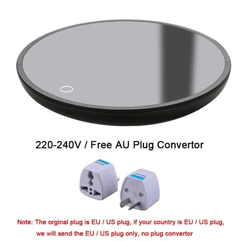 image-New Coffee Mug Cup Warmer for Home Office Milk Tea Water Heating Pad 2 Constant-temperatures Optional Auto-off Best Gift Idea