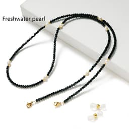 image-2022 New Pearls Sunglasses Chains Gold Eyeglasses Chains Women Sunglasses Holder Necklace Eyewear Retainer Accessories