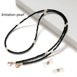image-2022 New Pearls Sunglasses Chains Gold Eyeglasses Chains Women Sunglasses Holder Necklace Eyewear Retainer Accessories