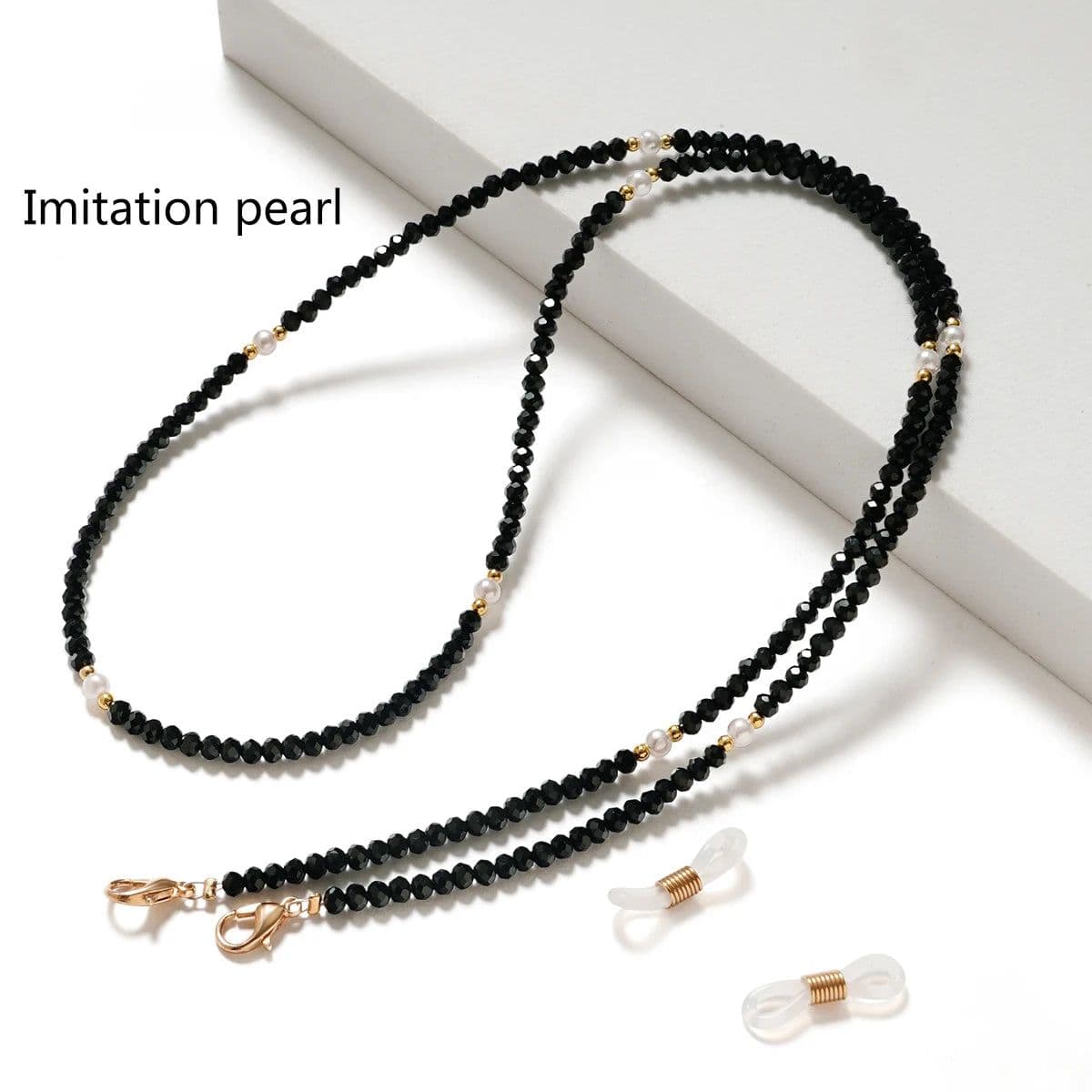 image-2022 New Pearls Sunglasses Chains Gold Eyeglasses Chains Women Sunglasses Holder Necklace Eyewear Retainer Accessories