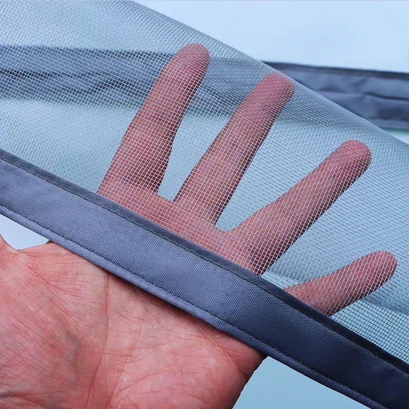image-Magnetic Mesh Screen Door Mosquito Net, Anti Fly Insect Door Mesh, Open from Side 2,Automatic Closing, Size Can Be Customized