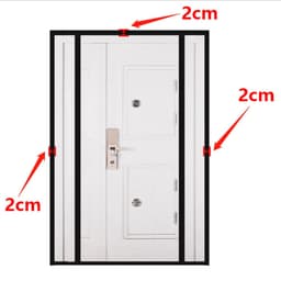 image-Magnetic Mesh Screen Door Mosquito Net, Anti Fly Insect Door Mesh, Open from Side 2,Automatic Closing, Size Can Be Customized