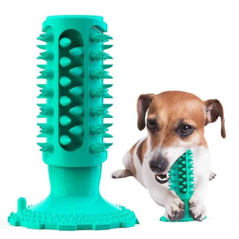 image-Pet Dog Toy Interactive Phonation dumbbell for Small Large Dogs Puppy Cat Chewing Toys Pet Tooth Cleaning Indestructible Article